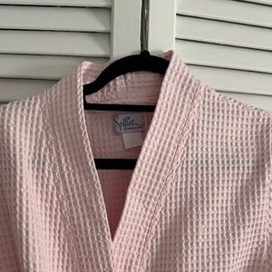 Softies Paddi Murphy Soft Pink Cotton Waffle Robe Small